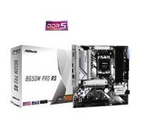 ASRock B650M Pro RS AMD AM5 Socket Motherboard, Micro-ATX, 4x DDR5 Slots, 3x M.2 Sockets, Fitted I/O Shield, 2.5GbE LAN