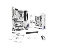 Asrock B760M Pro RS WiFi White Intel Micro ATX Motherboard DDR5 DIMM 7200 MHz 256 GB LGA1700 SATA3 6.0 Gb/s LED M.2