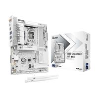 ASRock B860 Challenger WiFi White LGA1851 ATX Motherboard, Supports Intel Core U