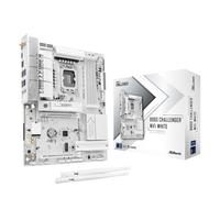 ASRock B860 Challenger WiFi White LGA1851 ATX Motherboard, Supports Intel Core Ultra Series 2 Processors, DDR5 8666+(OC), PCIe 5.0, WiFi 7, 2.5G LAN