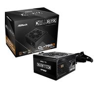 Power Supply ASROCK CL-750B PSU 750W 80Plus Bronze 120mm Active PFC PCI-E 5.1 (12+4pin) x1 PCI-E (6+2 pin) x4 SATA (5 pin) x4