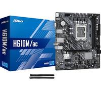 ASRock H610M/AC Supports 13th & 12th Gen and Next Gen Intel® Core™ Processors (LGA1700)