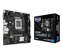 ASRock H610M Combo II Micro-ATX Motherboard, Supports Intel 14th/13th/12th Gen Core Processors (LGA1700), Combo Slot Design (DDR5 & DDR4), PCIe 5.0, Ultra M.2, Triple Display