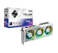 Asrock Intel Arc B580 Steel Legend 12GB OC Graphics Card - White