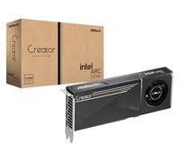 ASRock Intel ARC Pro B60 Creator 24GB Graphics Card - Intel Xe2-HPG Architecture, 24GB GDDR6, PCIe 5.0, 4x DisplayPort 2.1 Ports, Fan Design, 0dB Quiet Cooling