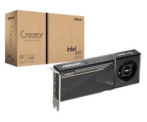 ASRock Intel Arc Pro B70 Creator 32GB Workstation Graphics Card, Xe2-HPG, 32GB GDDR6, PCIe 5.0, 4X DP 2.1, Blower Fan, Steam Chamber, Honeywell PTM7950