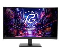 Asrock 27" Phantom Gaming QHD Curved Gaming Monitor (PG27QRT1B) 2560 x 1440 1ms 2 HDMI DP 180Hz 95% DCI-P3 FreeSync VESA