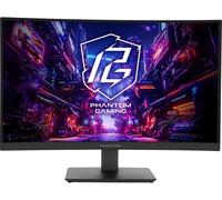 Asrock 27" Phantom Gaming QHD Curved Gaming Monitor (PG27QRT1B) 2560 x 1440 1ms 2 HDMI DP 180Hz 95% DCI-P3 FreeSync VESA