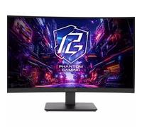 Asrock 27" Phantom Gaming QHD Curved Gaming Monitor (PG27QRT1B) 2560 x 1440 1ms 2 HDMI DP 180Hz 95% DCI-P3 FreeSync VESA