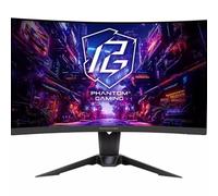 Asrock Phantom Gaming Monitor PC 68.6 cm [27] 2560 x 1440 pixels Quad HD LED Nero (Asrock 27 QHD Curved Gaming Monitor [PG27QRT2A], 2560 x 1440, 1ms, 2 HDMI, DP, 180Hz, 95% DCI-P3, FreeSync, VESA)