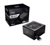 ASRock PRO-650B 650B ATX Power Supply Unit 80 PLUS Bronze Certified Low noise 120mm FAN High Efficiency PSU
