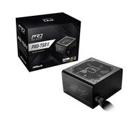 ASRock PRO-750G 750W ATX Power Supply Unit 80 Plus Gold Certified 120mm Silent Cooling Fan High Efficiency PSU