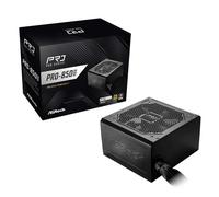 ASRock PRO-850G ATX Power Supply - 850W PSU 80+ Gold 120mm Silent Fan High Eff