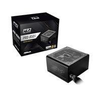 ASRock PRO 850G Power Supply - 850W 80 Plus Gold Certified, ATX 3.1 & PCIe 5.1 Ready, Native 12V-2x6 Connector, 120mm Low-Noise Fan, 3-Year Warranty