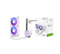 ASRock Pro White 240 ARGB All-in-One Liquid CPU Cooler, 240mm White Radiator, Dynamic ARGB Lighting, 3-Phase Pump, 0dB Silent Mode, 6-Year Warranty