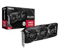 ASRock Radeon RX 7600 Challenger Pro 8GB OC, AMD RDNA 3, 8GB GDDR6, PCIe 4.0, Triple Fans, 0dB Silent, 2695MHz Boost, Triple Fan Graphics Card