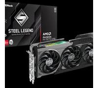 Asrock Radeon RX 9070 GRE Steel Legend Dark 12GB GDDR6 PCI-Express Graphics Card