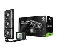 ASRock Steel Legend Dark 360 LCD CPU Cooler - Black 360mm ARGB LCD Intel/AMD