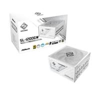ASRock Steel Legend SL-1000G 1000W ATX 3.1 PCIe 5.1 80 Plus Gold Modular Power Supply - White