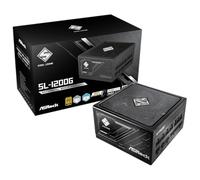 ASRock Steel Legend SL-1200G 1200W 80 Plus Gold & Cybenetics Platinum Full Modular Power Supply ATX3.1 & PCIe5.1 Ready with Dual Color 12V-2x6 Cable 10 Years Warranty
