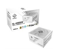 ASRock Steel Legend SL-1200G Gold ATX 3.1 White PSU - 1200W Power Supply PCIe 5.1 Fully-Mod