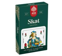 ASS Altenburger 10045028-0001 FSC Skat, German Image in Folding Box, White