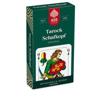 ASS Altenburger 10045029-0001 FSC Sheep Head/Tarock, Bavarian Picture in Folding Box, White