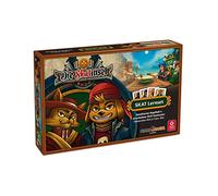 ASS Altenburger 22505301 Skate Island Learning Set with Various Skate Card Sets Detailed Rule Book and Skate Pirates Adventure Book Brown