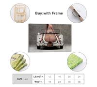 Ass Man! The Idea for This Illustration Came from An E ... Poster Canvas Art Painting Office Home Wall Decor 24x36inch(60x90cm)