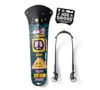 Ass Savers - Win Wing 2 Gravel - Bits N Peaces, Rear Mudguard For Gravel Bikes With Black Wishbone, Tire Widths Up To 60Mm, Ultralight, Clip On, Easy Installation & Removal, Secure Mount