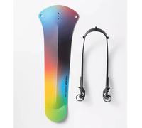 ASS SAVERS - Win Wing 2 Gravel - Spektrum, Rear Mudguard For Gravel Bikes With Black Wishbone, Tire Widths Up To 60Mm, Ultralight, Clip On, Easy Installation & Removal, Secure Mount, Swedish Design