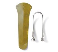 ASS SAVERS - Win Wing Gravel - Rear Mudguard for Gravel Bikes, for Tire Widths up to 60mm, Ultralight, Clip On, Easy Installation and Removal, Secure Mount, Sustainable, Swedish Design, Golden Groove