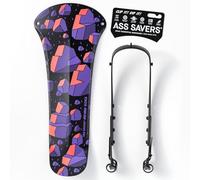 Ass Savers - Win Wing Mtb - Roks, Rear Mudguard For Mountain Bikes (26" To 29") With Black Wishbone, Tire Widths Up To 76Mm / 3", Ultralight, Clip On, Easy Installation & Removal, Secure Mount