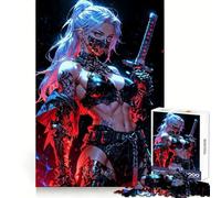 Assassin Anime Woman Jigsaw Puzzles 1000 Pieces for Teenagers Sharp Brain Neat Thick Family Pastime Christmas Idea (38x26cm)