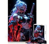 Assassin Anime Woman Jigsaw Puzzles for Adults 1000 Piece Recreational Game Clean Connection Pattern Assemble Table Accent (50x75cm)
