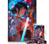 Assassin Girl 1000 Piece Puzzle For Teenagers Brain Think Clear Hue Real Challenge Home Display (50x75cm)