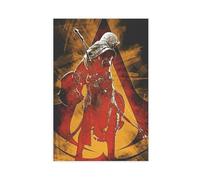 Assassin Poster Creed Action Adventure Video Game Room Decoration Poster 5 Canvas Poster Wall Art Decor Print Picture Paintings for Living Room Bedroom Decoration 12x18inch(30x45cm)