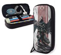 Assassin s Creed Leather Pencil Case, Zipper Pencil Box, Pencil Case, Suitable for School, Work and Office