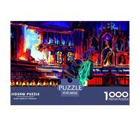 Assassin with A Knife 1000 Piece Jigsaws for Adults Impossible Beautiful Home Decoration Art Colorful DIY Craft 38x26cm/1000pcs