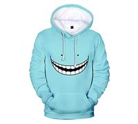 Assassination Classroom Hoodie 3D Printing Funny Korosensei Hooded Sweatshirt Pullover for Men Women