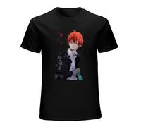 Assassination Classroom Karma Men's T-Shirt Unisex Black Tee Clothing S