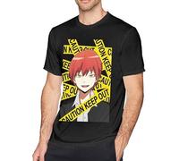 Assassination Classroom Retro Fashion Memorial Men's Women's Tee Short Sleeve T-Shirt(3X-Large)