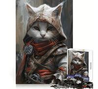 Assassins Chibi Cat 1000 Piece Jigsaws for Teenagers Indoor Play Stress Less Family Game (38x52cm)