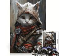 Assassins Chibi Cat 1000 Pieces Puzzles for Adults Creative Play DownTime Game Fun Challenge Art Display (38x26cm)