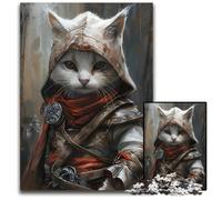 Assassins Chibi Cat Puzzles for 1000 Piece Puzzles for Adults Challenging Brain Teaser for Teenagers Family Game Night Fun 1000 PCS(38x26cm)