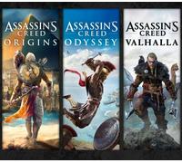 Assassin's Creed Bundle: Assassin's Creed Valhalla, Assassin's Creed Odyssey, and Assassin's Creed Origins US XBOX One / Xbox Series X|S CD Key