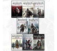assassins creed by oliver bowden 8 books collection set - renaissance, the secret crusade, revelations, forsaken, brotherhood, black flag, unity, underworld