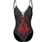Assassin's Creed Crest Swimsuit black red XL