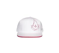 ASSASSIN'S CREED ANIMUS STYLED LOGO WHITE SNAPBACK BASEBALL CAP