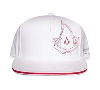 ASSASSIN'S CREED ANIMUS STYLED LOGO WHITE SNAPBACK BASEBALL CAP
